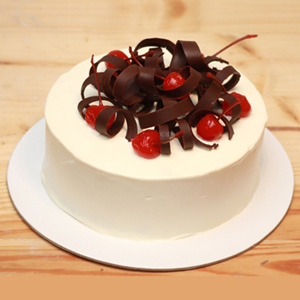 Black Forest Cake with Cherry Topping