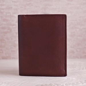 Brown Leather Finish Wallet for Him