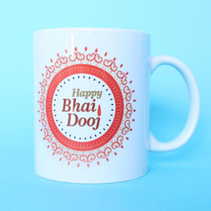 Cheerful Mug for Bhai Dooj