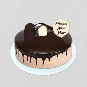 Chocolate Mocha New Year Cake