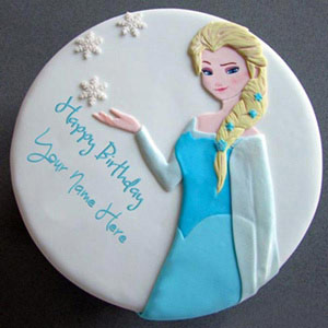 Customized Elsa Cake