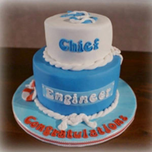 Customized Engineers Congratulations Cake