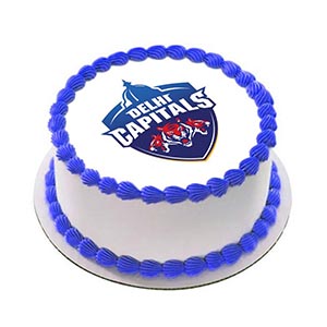 Delhi Capitals Vanilla Cake 