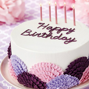 Designer Vanilla Cake for Birthday
