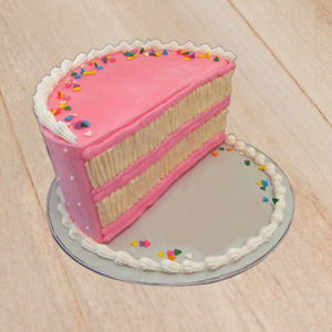 Half Birthday Pink Cake