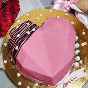 Heart Shaped Pinata Cake
