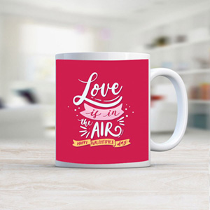 Love Is In The Air Valentine Mug 