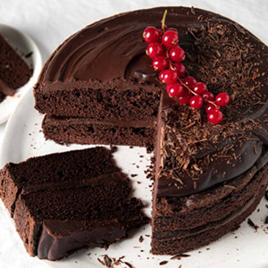 Opulent Sugar Free Chocolate Cake 