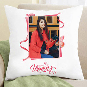 Personalized Cushion for Womens Day