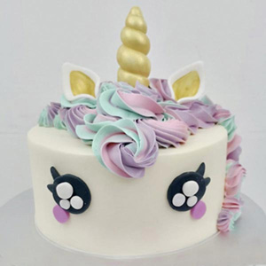 Purple Unicorn Cake