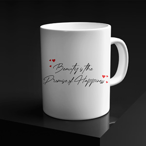 Quote Printed Promise Day Mug