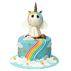 Unicorn Themed Cake