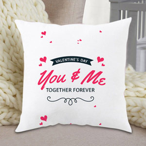 You and Me Valentine Cushion 