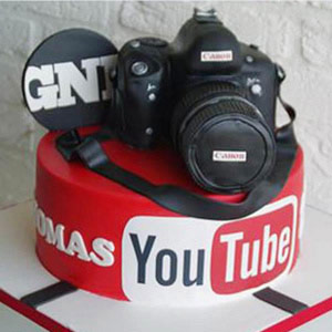 Youtube Photograophy cake