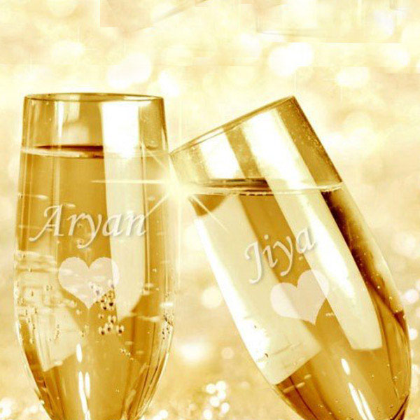 Send Salsa Champagne Flutes Duo - Gift for Couples Online