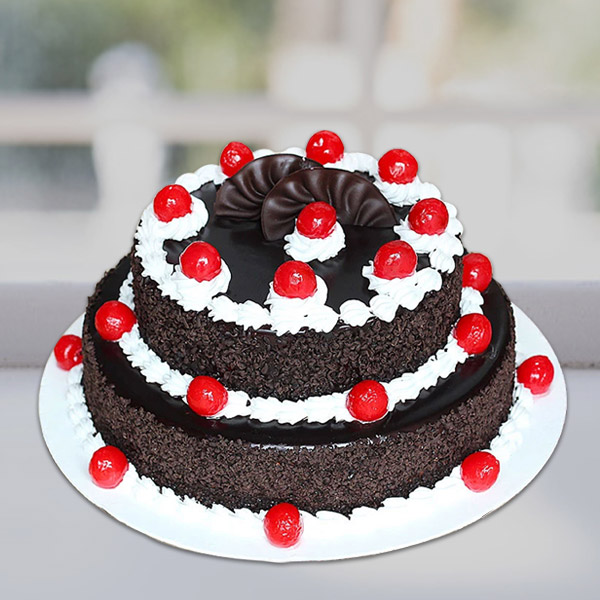 Send 2-Tier Blackforest Cake Online