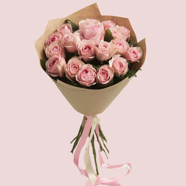Send 20 Pink Roses Bunch Online