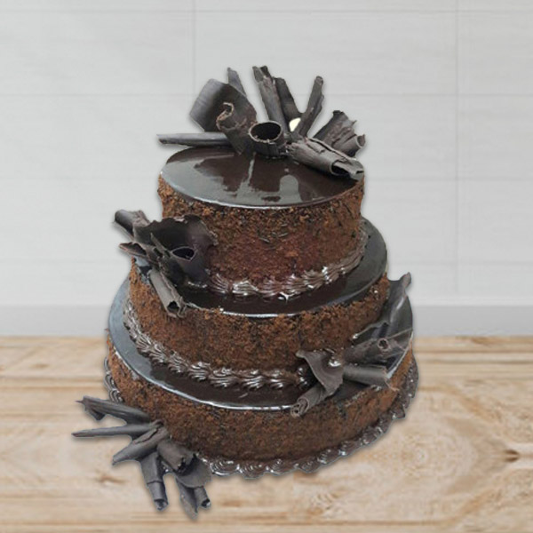 Send  3-Tier Chocolate Cake Online