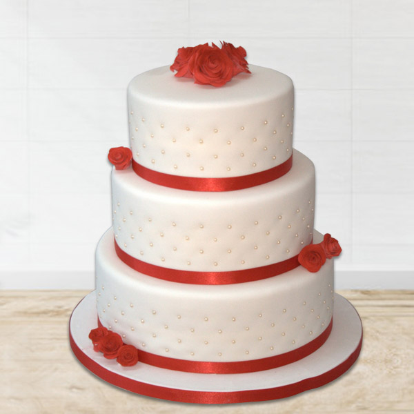 Send 3-Tier Vanilla Cake Online