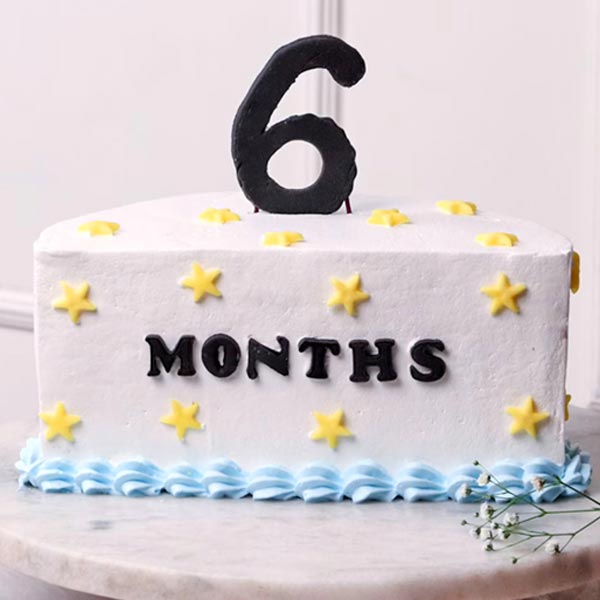 Send 6-month-celebration-cake Online