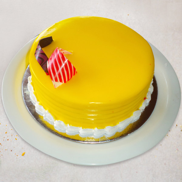 Send Creamy Mango Duet Cake Online