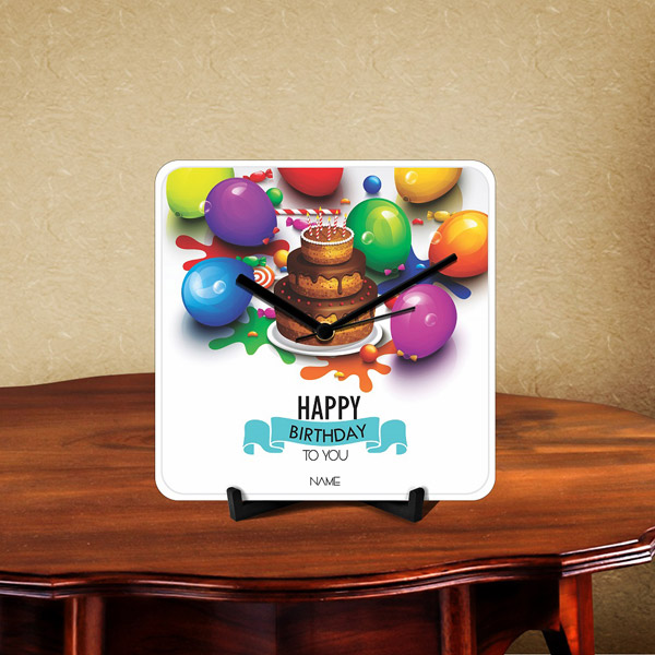 Send Happy Birthday To You Desk Clock Online