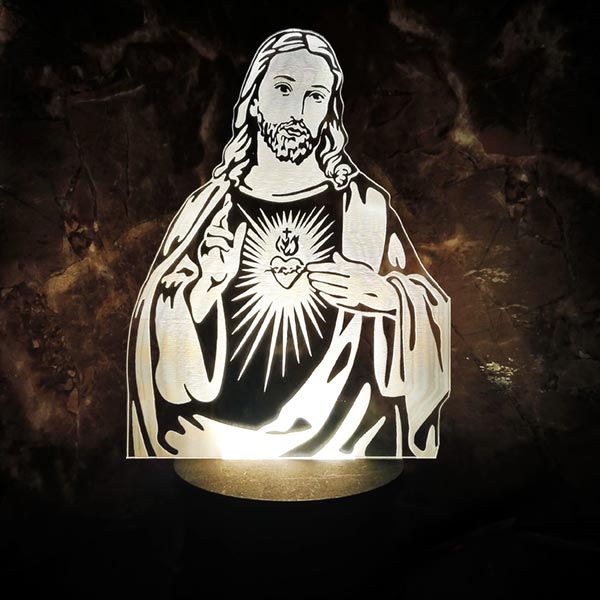 Send 3D LED Jesus Lamp Online