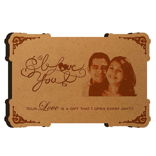Send Love Engraved Photo Frame Style 1 Online