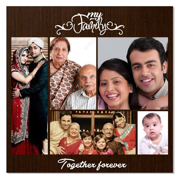 Send Personalized / Customized Type 5 Wall Photo Frame Online