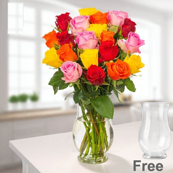 Send Assorted Roses Online