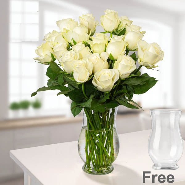 Send White Roses Online