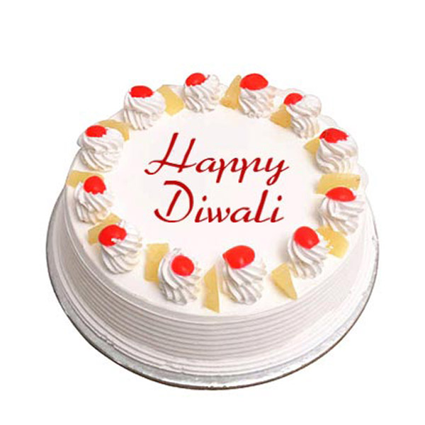 Send Pineapple Deepavali Cake - Diwali Gifts Online