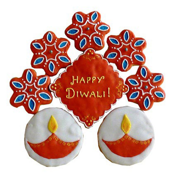 Send 12 Exclusive Deepavali Cookies - Diwali Gifts Online