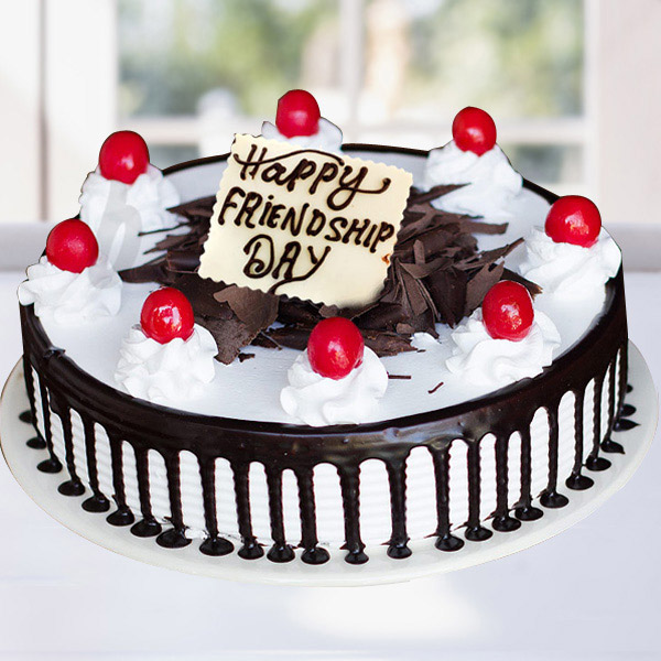Send Friendship Day Black Forest Cake Online