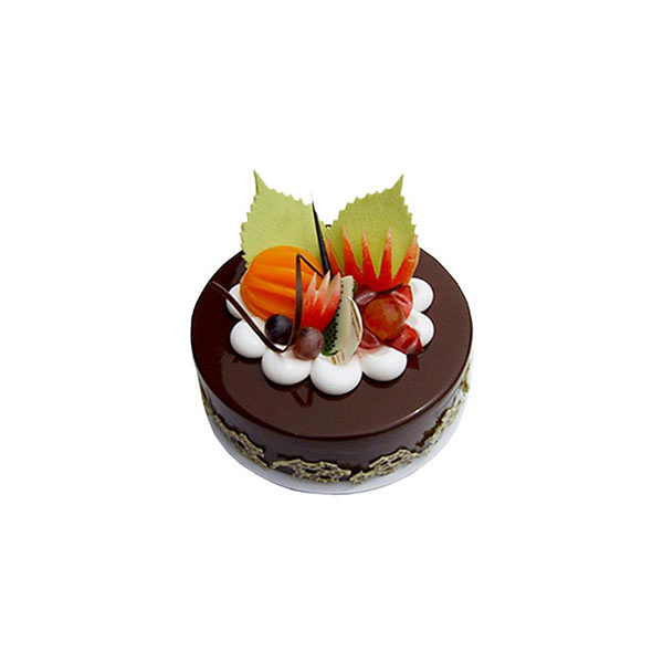 Send Fruit Chocolate Cake Online