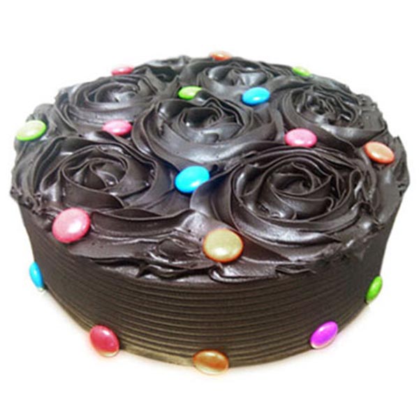 Send Chocolate Flower Cake Online