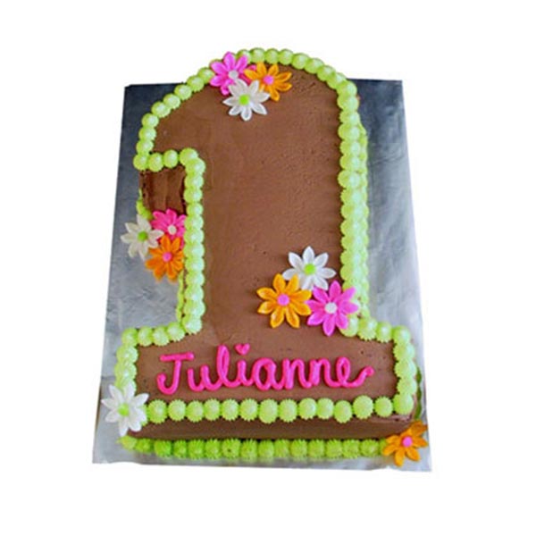 Send Chocolaty 1st Birthday Cake Online