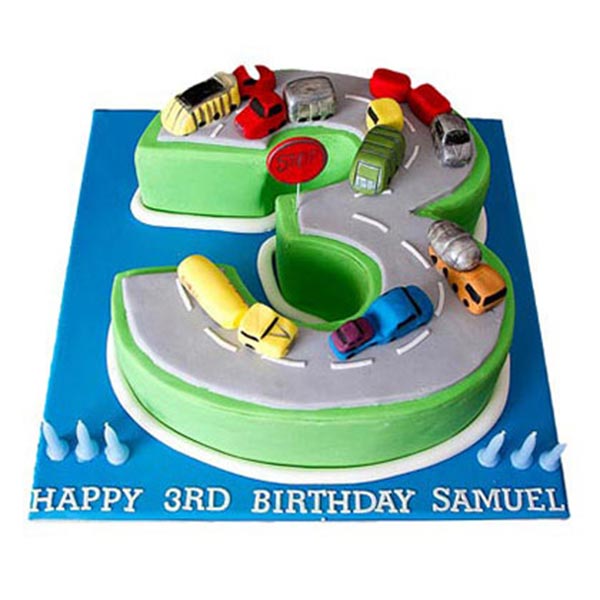 Send Cars Birthday Cake Online