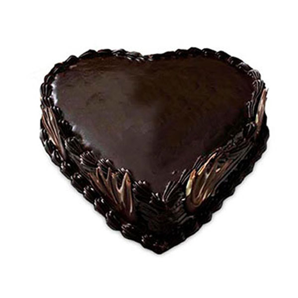 Send Heart Shape Truffle Cake 1Kg Online