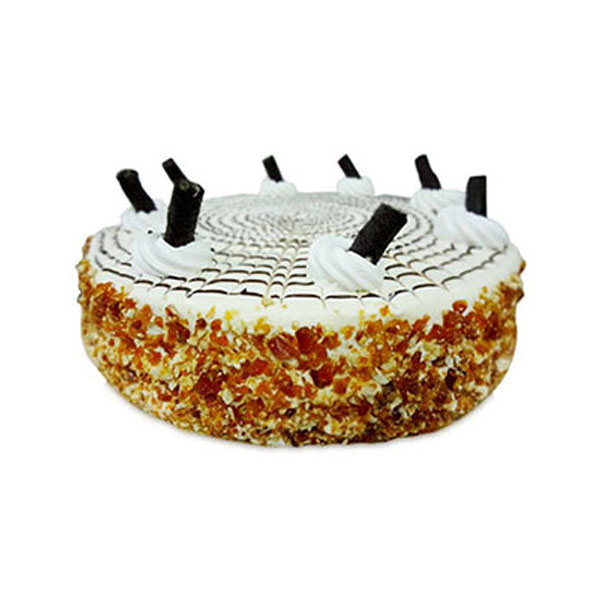 Send Special Butterscotch Cake Half kg Eggless Online