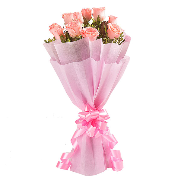 Send Pink Roses Bunch Online