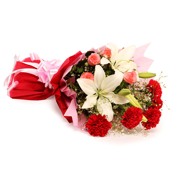 Send Lovely Mixed Flowers Bouquet Online