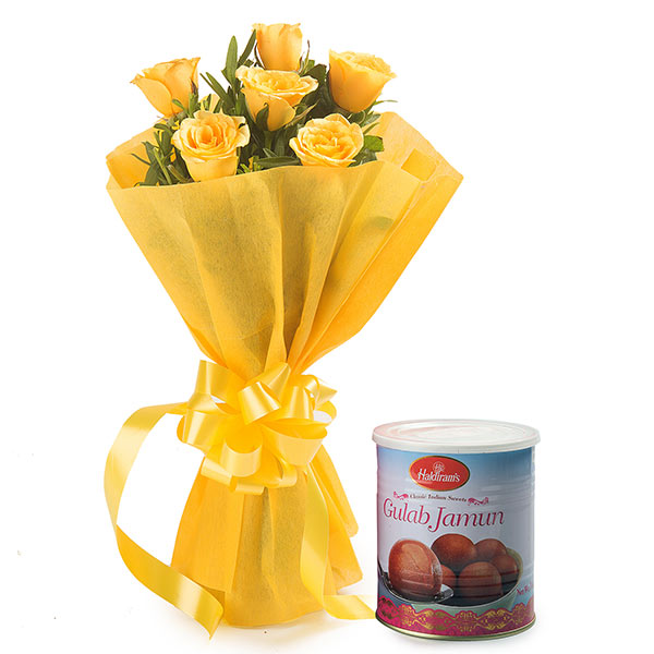 Send Roses N Gulab Jamun Online