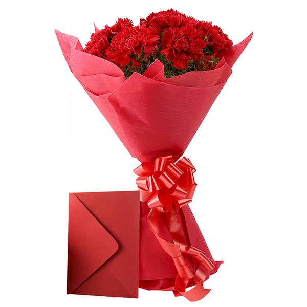 Send Carnations N Greeting Card Online