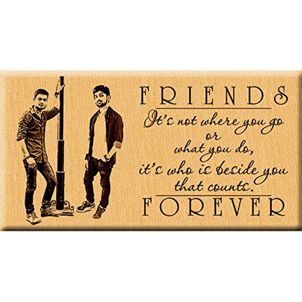 Send Gifts for Friendship Day - Friend''s Forever Photo Plaque Online