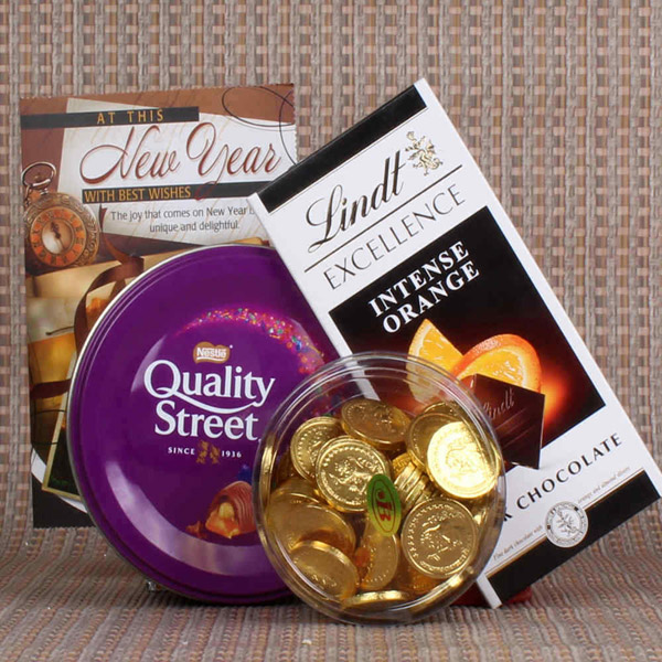 Send Best New Year Chocolate Treat Online