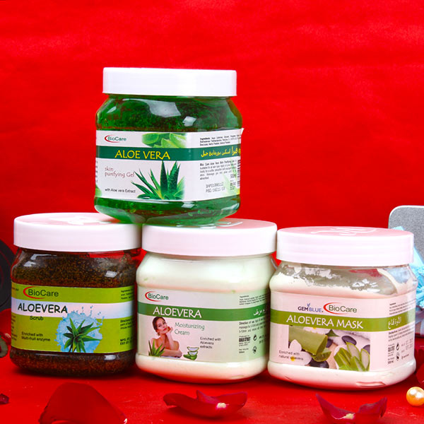 Send Bio Care Aloevera Body Care Beauty Hamper for Unisex Online