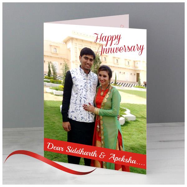 Send Personalised Greeting Card for Anniversary Online