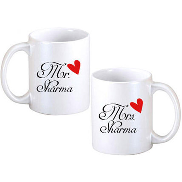 Send Personalized Couple Mugs Online