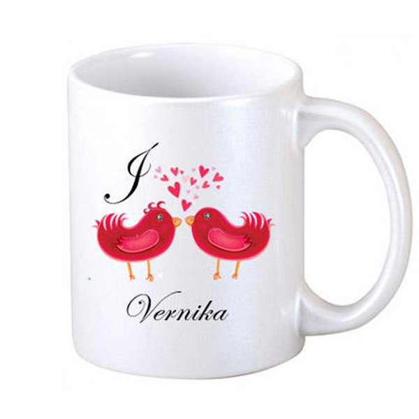 Send Two Loving Birds Coffee Mug Online